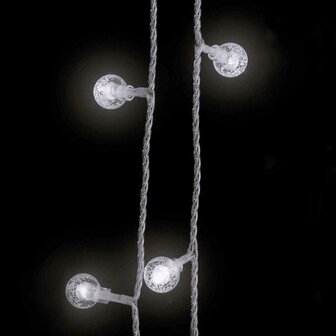 Lichtsnoer met 400 LED&amp;apos;s 8 functies koudwit 40 m 7