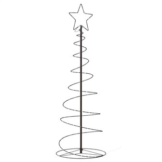 LED-kerstboom 100 LEDs warm wit 150 cm 6