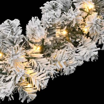 Kerstslinger met LED-lampjes groen 5 m PVC 6