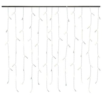 Lichtgordijn met 400 LED&amp;apos;s en 8 functies 10 m blauw 4