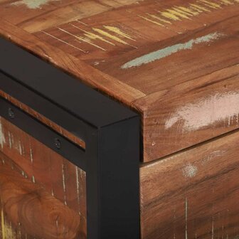 Opbergkisten Multikleur 60 x 30 x 30 cm Massief gerecycled hout 8