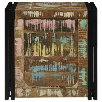 Opbergbox met opslag 50 x 50 x 50 cm Massief Gerecycled Hout 5