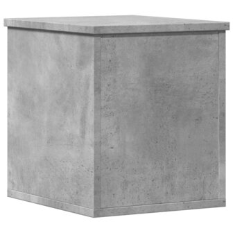 Opbergbox 30x35x35 cm bewerkt hout betongrijs 6