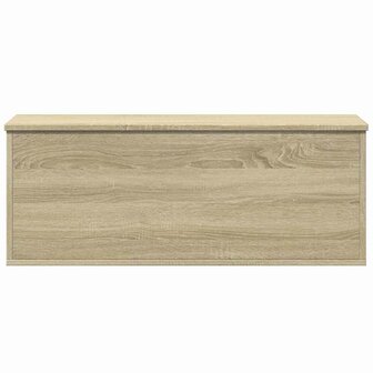 Opbergbox 90x35x35 cm bewerkt hout sonoma eikenkleurig 4