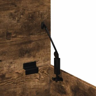 Opbergbox 90x35x35 cm bewerkt hout gerookt eikenkleurig 9