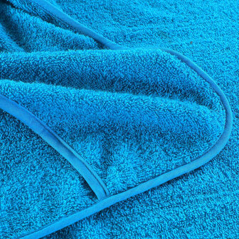 Strandhanddoeken 6 st 400 g/m&sup2; 60x135 cm stof turquoise 6
