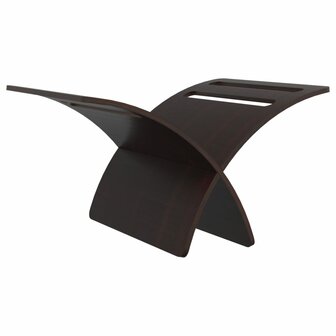 Tijdschriftenrek vloermodel hout bruin  7