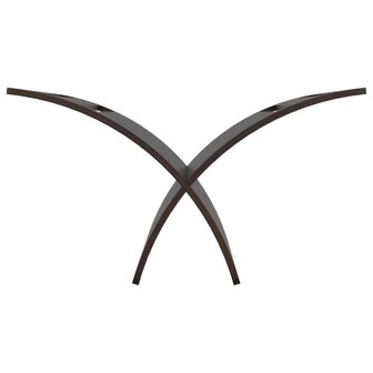 Tijdschriftenrek vloermodel hout bruin  8