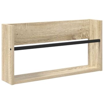 Tijdschriftenrek Sonoma Eiken 60 x 12 x 30 cm Bewerkt hout 2