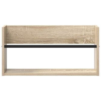 Tijdschriftenrek Sonoma Eiken 60 x 12 x 30 cm Bewerkt hout 5