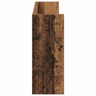 Tijdschriftenrek 2 pcs Oudhout 60 x 12 x 30 cm Bewerkt hout 7