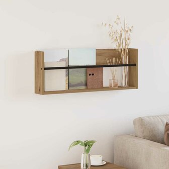 Tijdschriftenrek Artisan Eiken 80 x 12 x 30 cm Bewerkt hout 1