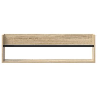 Tijdschriftenrek met plank 2 pcs Sonoma Eiken 100 x 12 x 30 cm 6