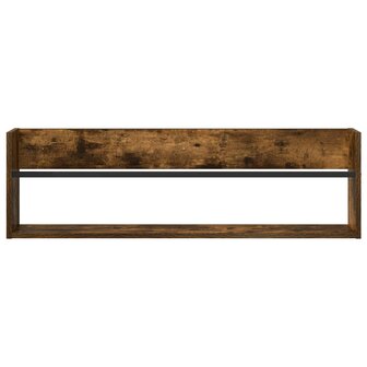 Tijdschriftenrek Gerookt eiken 100 x 12 x 30 cm Bewerkt hout 5