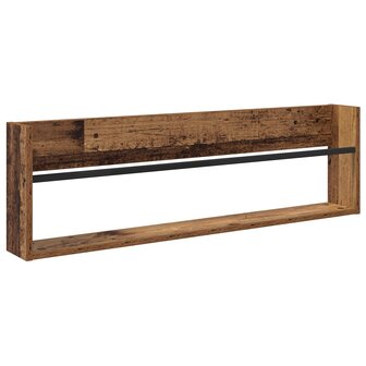 Tijdschriftenrek met plank Oudhout 100 x 12 x 30 cm Bewerkt hout 2