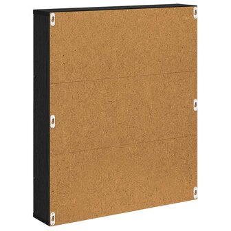 Tijdschriftenrek Zwart Eiken 60 x 12 x 70 cm Bewerkt hout 7