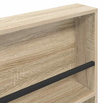 Tijdschriftenrek 2 pcs Sonoma Eiken 60 x 12 x 70 cm Bewerkt hout 9