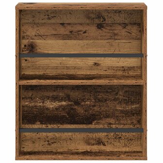 Tijdschriftenrek met plank Oudhout 60 x 12 x 70 cm Bewerkt hout 5