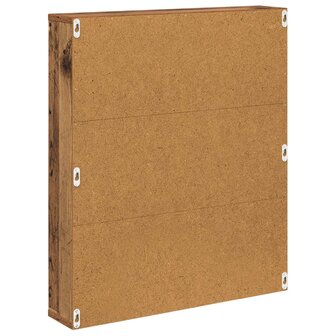 Tijdschriftenrek met plank Oudhout 60 x 12 x 70 cm Bewerkt hout 7