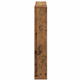 Tijdschriftenrek met plank Oudhout 80 x 12 x 70 cm Bewerkt hout 6