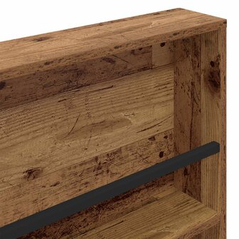 Tijdschriftenrek met plank Oudhout 100 x 12 x 70 cm Bewerkt hout 8