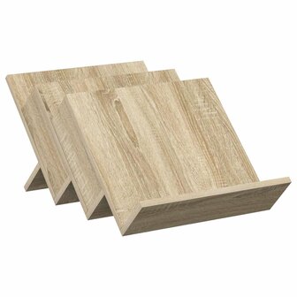 Tijdschriftenrek Sonoma Eiken 53 x 40 x 28.5 cm Bewerkt hout 2