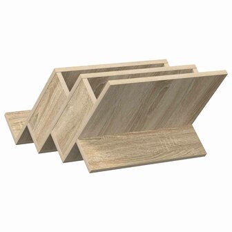 Tijdschriftenrek Sonoma Eiken 53 x 40 x 28.5 cm Bewerkt hout 7