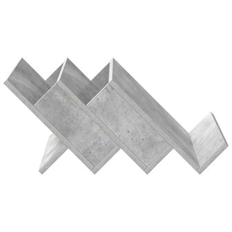 Tijdschriftenrek Concerte Grijs 53 x 40 x 28.5 cm Bewerkt hout 6