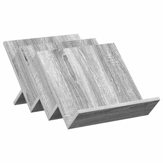 Tijdschriftenrek Grijs Sonoma 53 x 40 x 28.5 cm Bewerkt hout 2