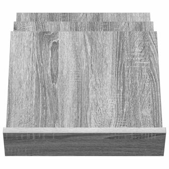 Tijdschriftenrek Grijs Sonoma 53 x 40 x 28.5 cm Bewerkt hout 5