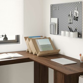 Tijdschriftenrek Artisan Eiken 53 x 40 x 28.5 cm Bewerkt hout 4