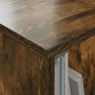 Tijdschriftenrek Gerookt eiken 35 x 30 x 45 cm 5