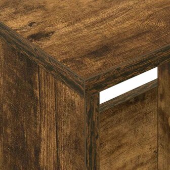 Tijdschriftenrek Gerookt eiken 35 x 30 x 45 cm 9