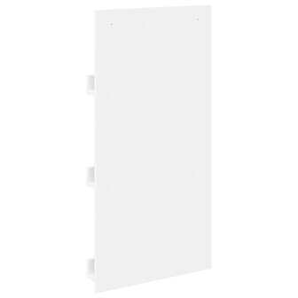Tijdschriftenrek met plank Wit 51 x 11 x 102 cm Bewerkt hout 7