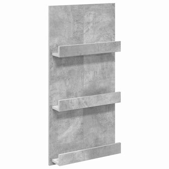 Tijdschriftenrek Beton Grijs 51 x 11 x 102 cm Bewerkt hout 2
