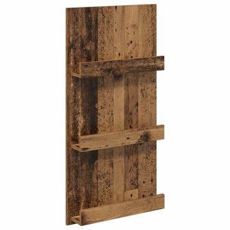 Tijdschriftenrek met plank Oudhout 51 x 11 x 102 cm Bewerkt hout 2