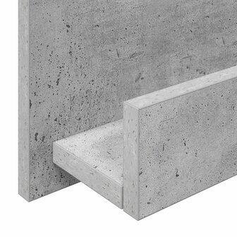 Tijdschriftenrek Beton Grijs 43 x 11 x 102 cm Bewerkt hout 8