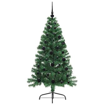 Kunstkerstboom met 150 LED Groen 150 cm PVC 4
