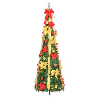 Kunstkerstboom pop-up 50 LED&amp;apos;s 120 cm groen 4