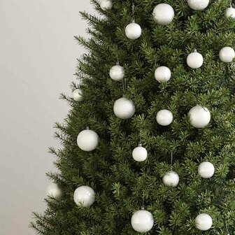100-delige Kerstballenset wit 3