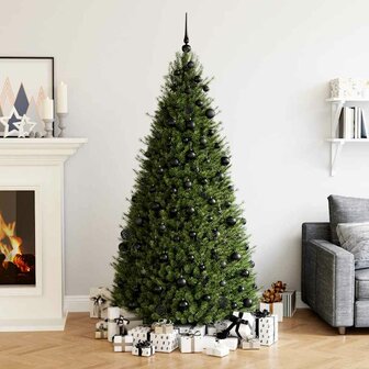 111-delige Kerstballenset polystyreen zwart 1
