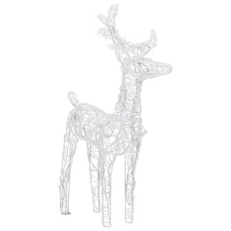 Kerstversiering rendieren en slee 160 LED&amp;apos;s 130 cm acryl 6