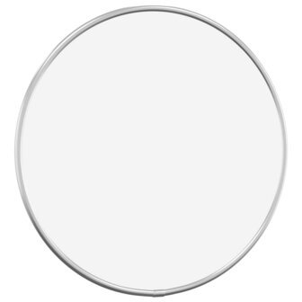 Wandspiegel rond &Oslash;30 cm zilverkleurig 3