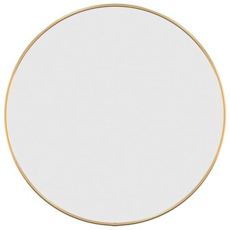Wandspiegel rond &Oslash;50 cm goudkleurig 2