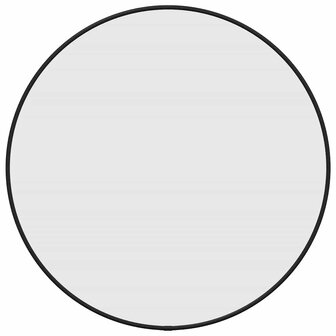 Wandspiegel rond &Oslash;50 cm zwart 2