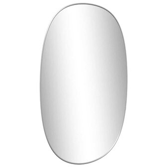 Wandspiegel 70x45 cm zilverkleurig 4