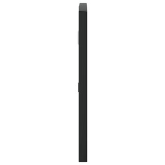 Wandspiegel boog 60x30 cm ijzer zwart 4