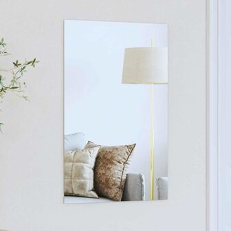 Wandspiegel Rechthoekig 60 x 40 cm gehard glas 1