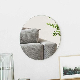 Wandspiegel Rond &Oslash; 30 cm gehard glas 1
