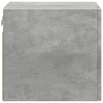 Wandkast 40x42,5x40 cm bewerkt hout betongrijs 5